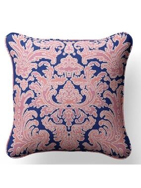 Frontgate Stitched Medallion Indoor/Outdoor Pillow Cover